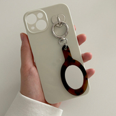 PCity77新款 ins风迷你便携手持补妆化妆镜梳子手机钥匙扣包包挂件