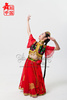 show clothing stage Pendulum Nation Xinjiang dance perform clothing gules Splendour flying Promotion