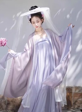 帷帽超长纱蕾丝幕篱杨贵妃貂蝉同款斗笠汉服古风配饰
