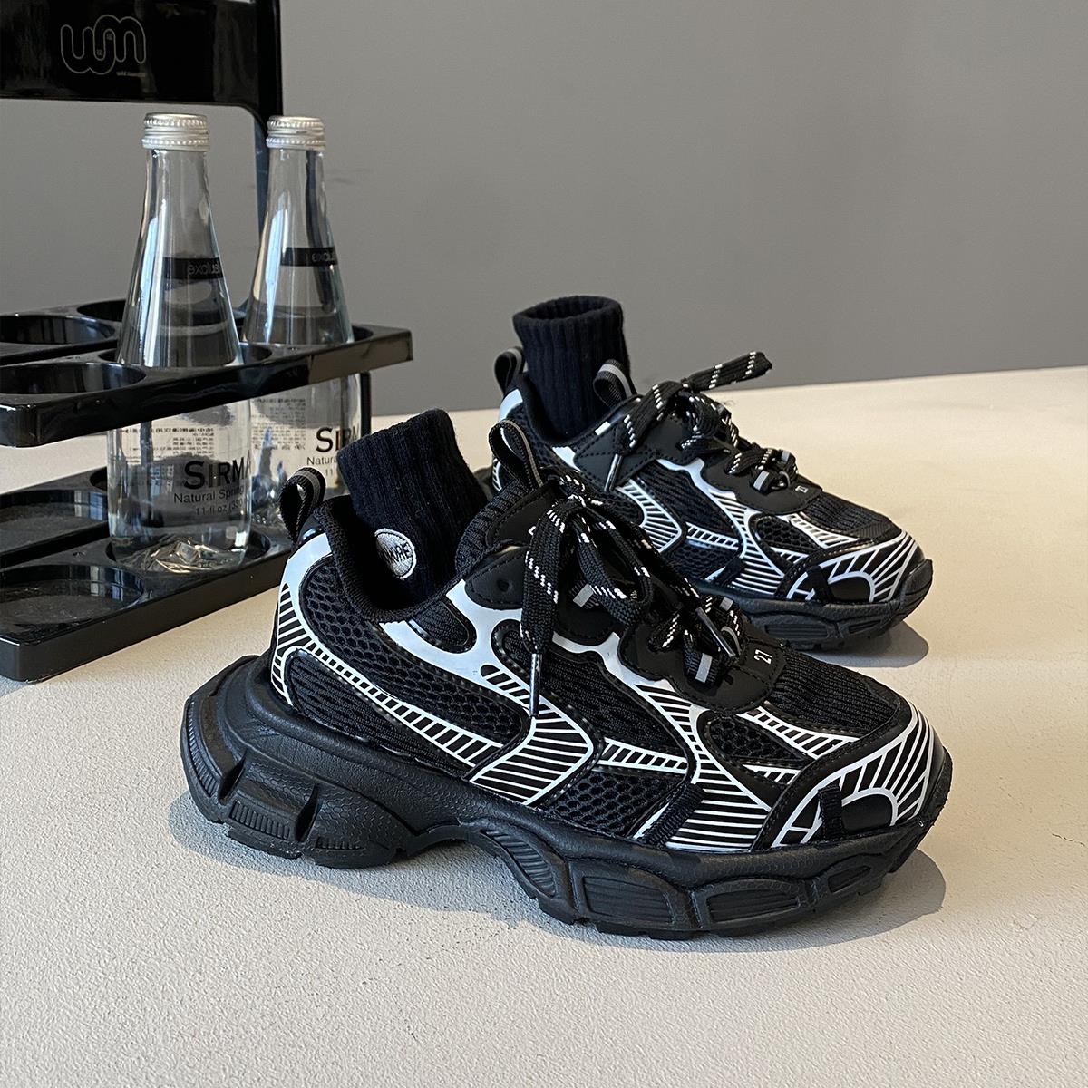 老爹鞋儿童休闲鞋加绒韩版