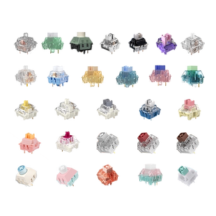 Kailh凯华机械键盘轴体全家福试轴器ttc快银轴金粉轴蓝莓冰淇淋轴