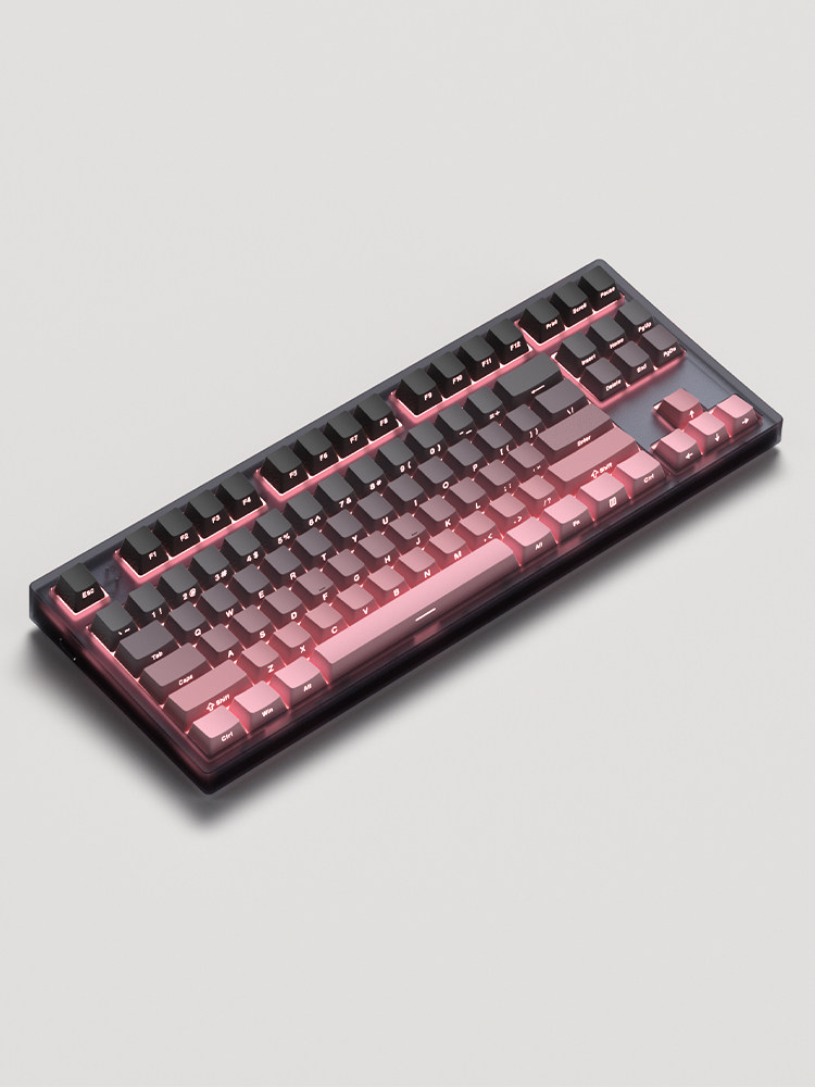 FU LING MK870PRO BLACKBERRY 측면 새겨진 기계식 키보드 유선 무선 BLUETOOTH 맞춤형 108 키 게임 음소거