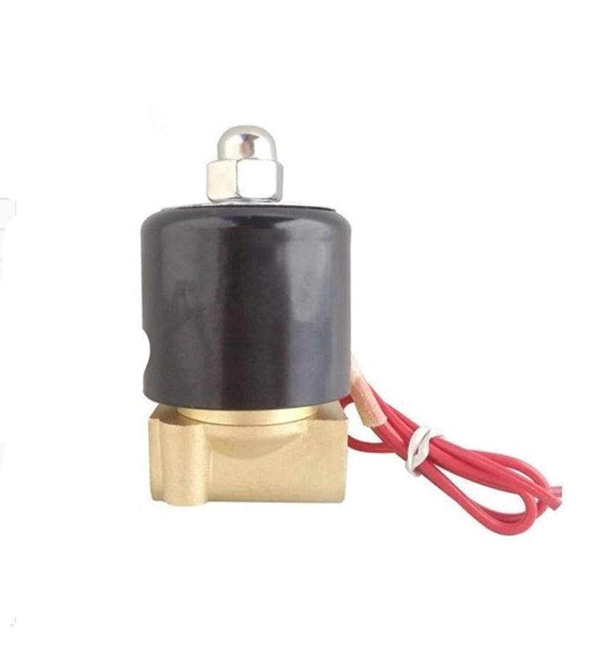 2W 常闭电磁阀 水阀 气阀 全铜电磁阀3分 AC220V DC12V DC24V