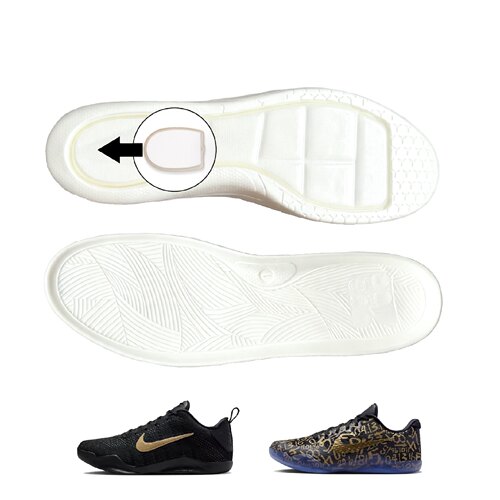US8ACC适配科比Kobe11全掌马蹄Zoom气垫超临界前叉碳板中底鞋垫