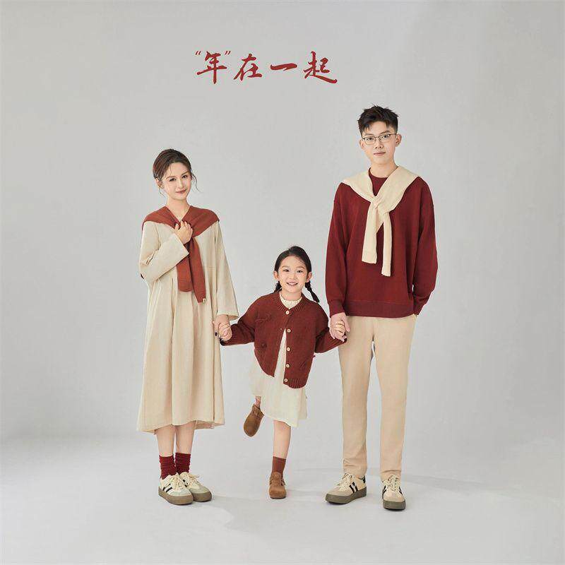 亲子摄影服装影楼全家福亲子衣服