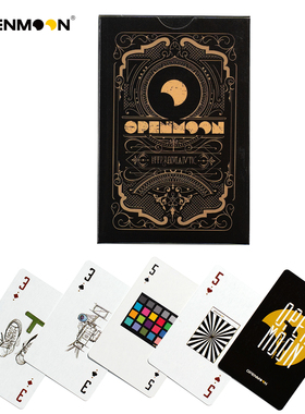 OPENMOON手绘影视文创扑克牌摄影师礼物高级质感花切牌娱乐扑克牌