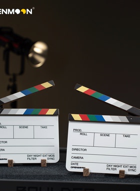 OPENMOON胡桃木手写场记板电影场记板影视拍摄打板 左手/右手可选