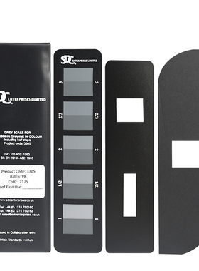 英国SDC评定变色灰卡SDC3305 ISO105A02:1993,BS EN20105A02:1995