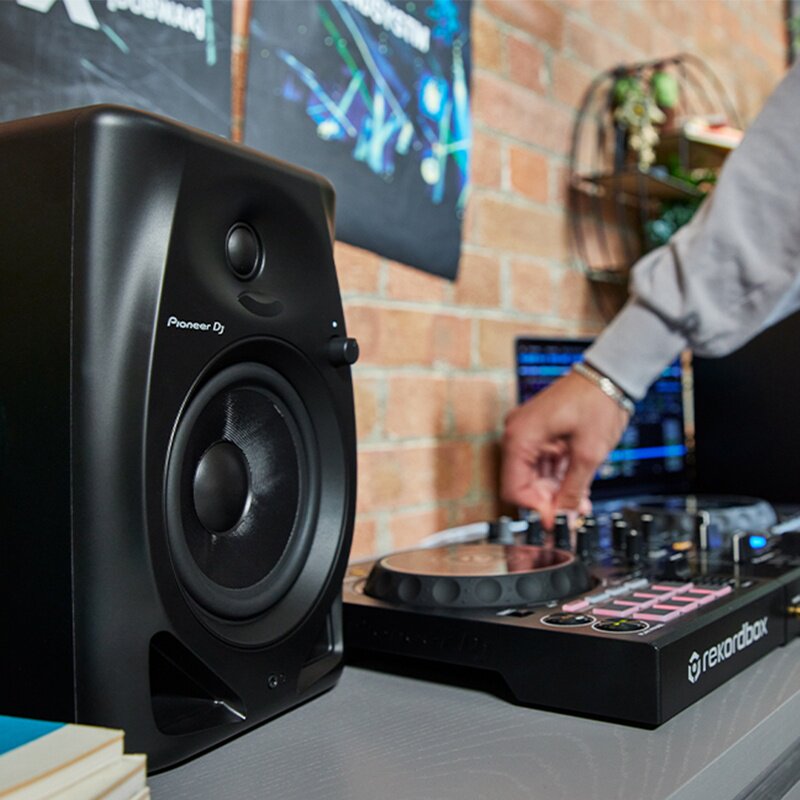 Pioneer DJ先锋DM-50D 五寸蓝牙桌面音响 DJ打碟机监听有源音箱