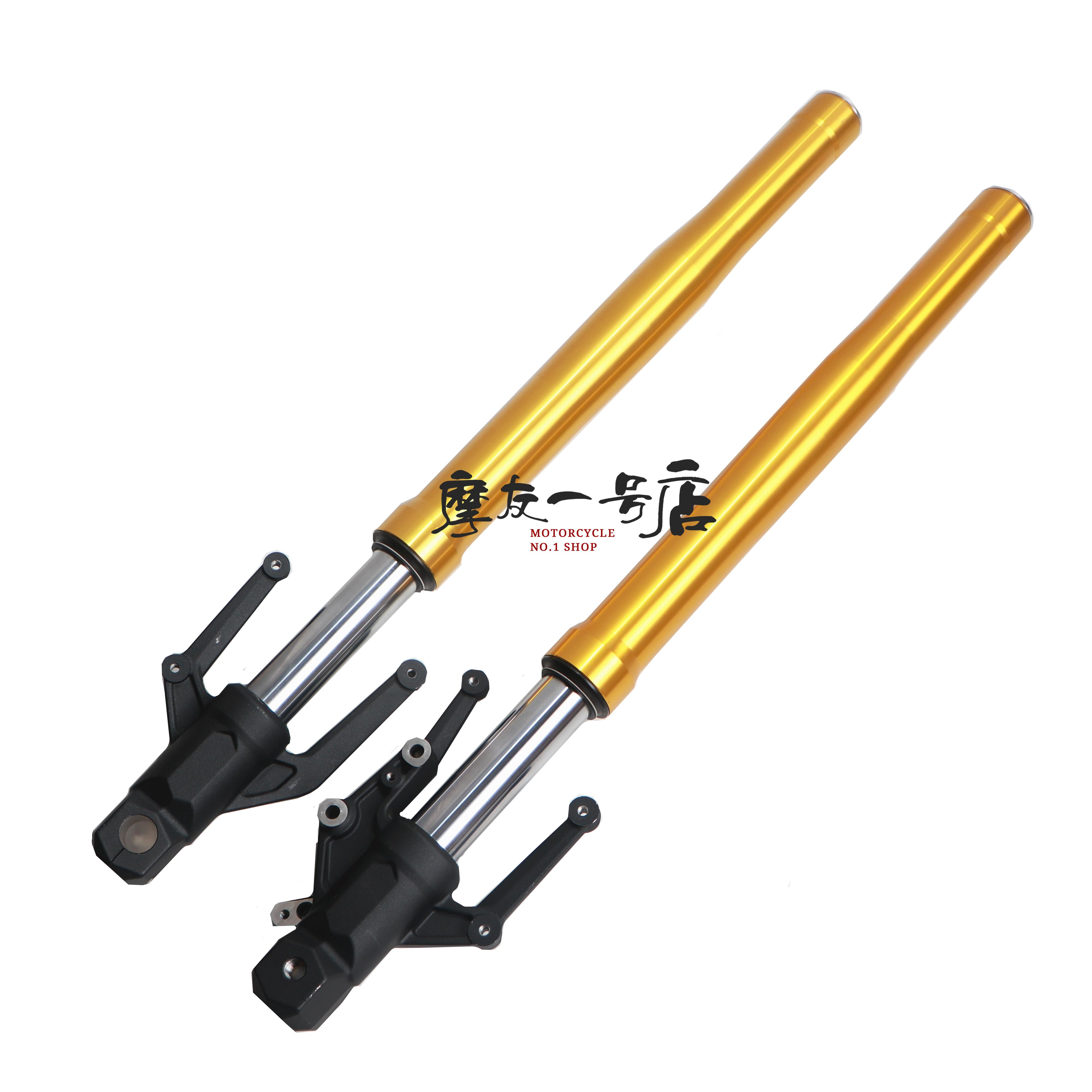 适用摩托车DR300前减震器HJ300左右减震器前叉避震管前避震总成