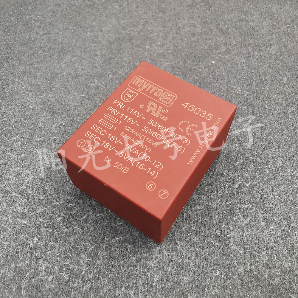 法国MYRRA 电源变压器 45035 2x115V转2x18V 2x5VA