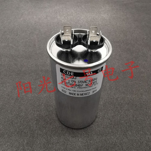 墨西哥产 CDE 23FD3745A-F 45uF 370VAC SFS37T45K384B-F 电容器