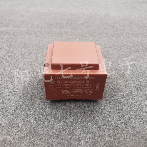 ZETTLER  230V转9V 1.5VA电源变压器  BV302S09015