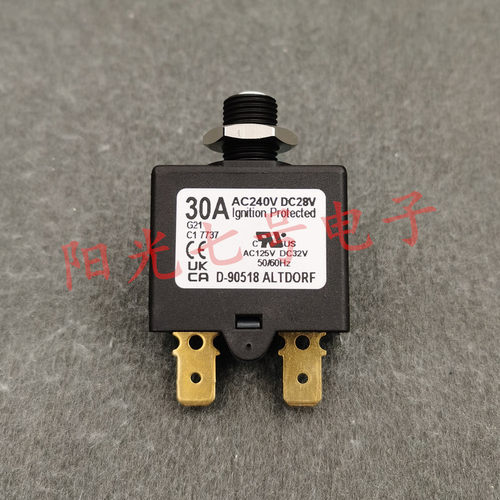 突尼斯产 E-T-A 1658-G21-07-P10-30A 断路器 ETA 30A