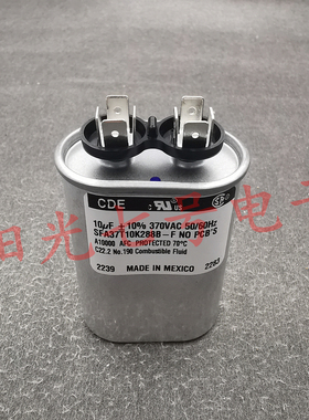 墨西哥产 CDE 32FD3710A-F 10uF 370VAC SFA37T10K288B-F