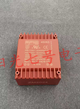 MYRRA 45063 230Vac转2x12V 2x15VA 电源变压器