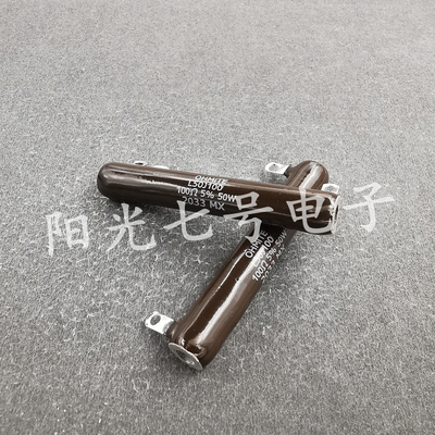 墨西哥产 OHMITE L50J10RE 10R 5% 空心线绕电阻 10Ω 50W