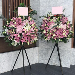火紅開幕開業升官婚禮喜慶喬遷高腳高架花籃同城台灣花店直发
