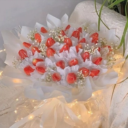 滿天星七夕情人節同城速递草莓