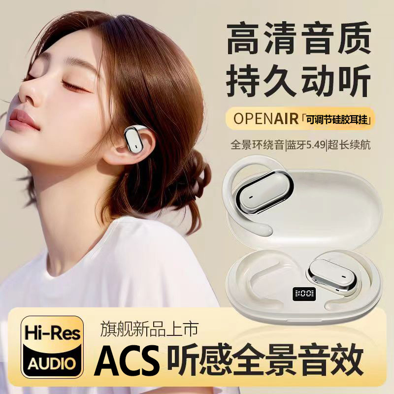 曼哈顿2025新款柏林之声德国进口音质X96蓝牙耳机无线挂耳式运动