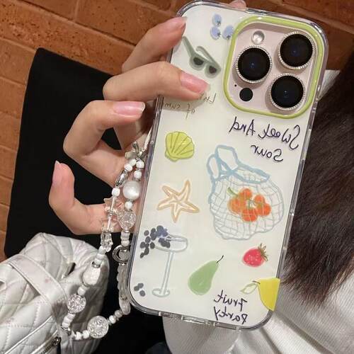 水果购物袋适用OPPOReno15Pro手机壳女Reno13/14防10高级9pro小众7/8保护套一加ACE6新款findx9创意