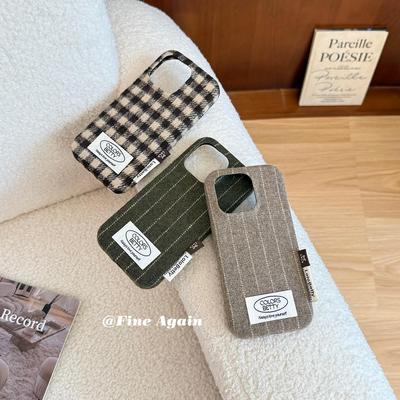 FineAga小众复古布艺毛