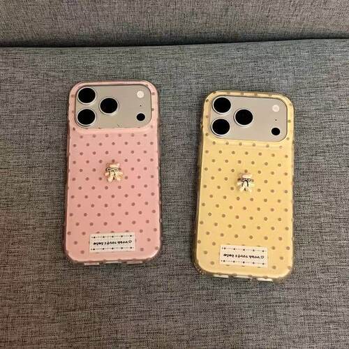 满屏灰色波点适用OPPORealme15手机保护壳女V70V60V23V50新款高级感GTneo5创意个性13/12pro防摔Q3s保护套7se