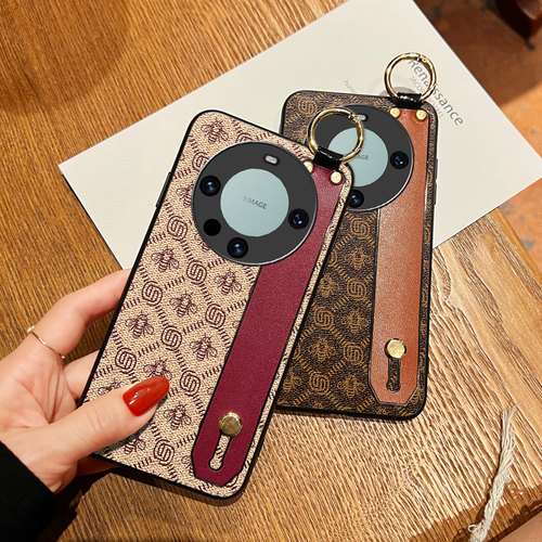 Icool适用华为mate60皮复古腕带