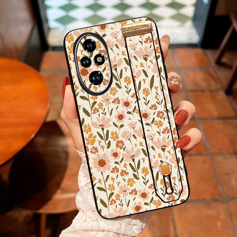 Icool适用荣耀500小碎花400手机壳300pro荔枝纹皮2