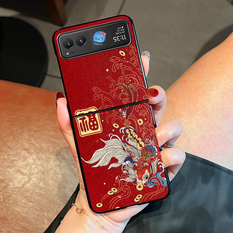 包边防摔可折叠复古风皮套