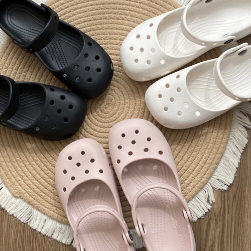 2026新款女防滑平底芭蕾洞洞鞋