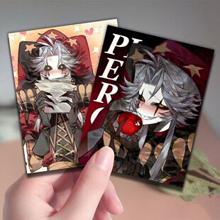 小p拍立得】怪胎马戏团pierrot周边小卡二次元游戏高颜值创意物料