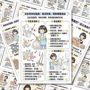 收纳逻辑极简贴纸家居收纳断舍离告别杂乱无章家居收纳装饰贴画