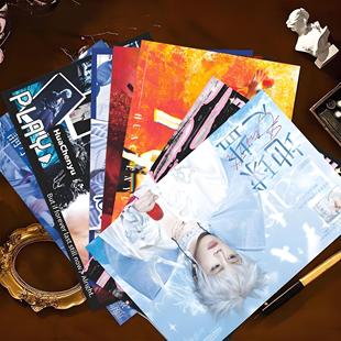 【火姐专属】64张花花华晨宇自制明信片小卡火星演唱会互黑物料