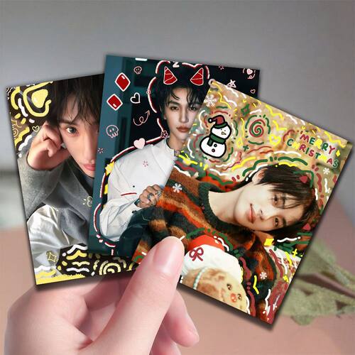 张翅涂鸦小卡】18张翅堡专属物料短剧演员张翅周边高颜值自制小卡