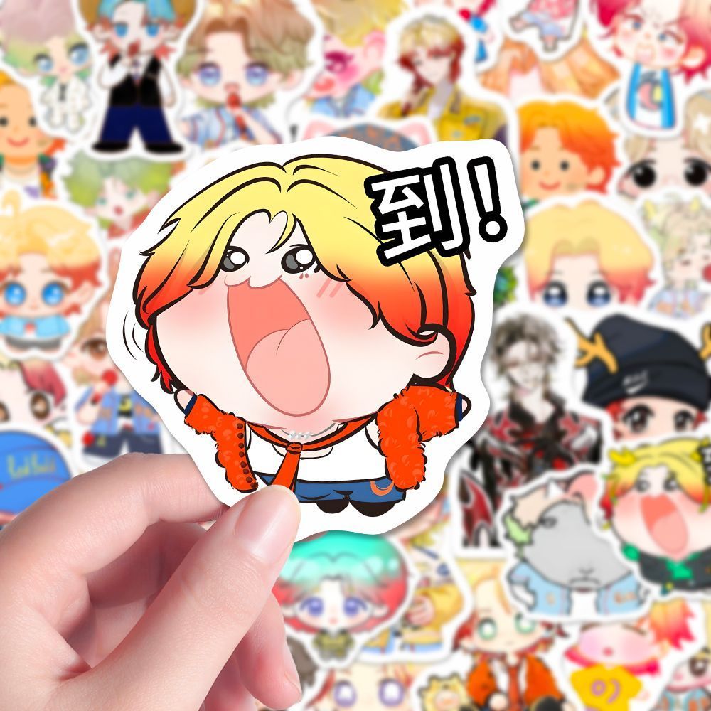 198张鹿晗season4卡通贴纸可爱呆萌小鹿巡回演唱会物料创意贴画