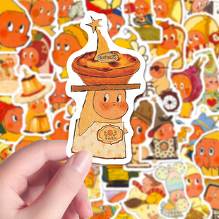 132张我们都是星星人贴纸可爱手绘卡通治愈系手机壳iPad贴画防水