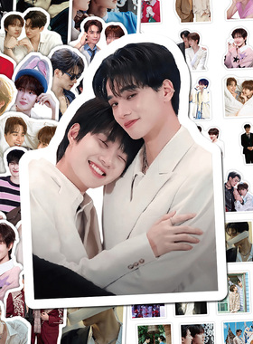 136张泰星KengNamping贴纸灵魂重生泰剧cp高颜值精美周边diy贴画