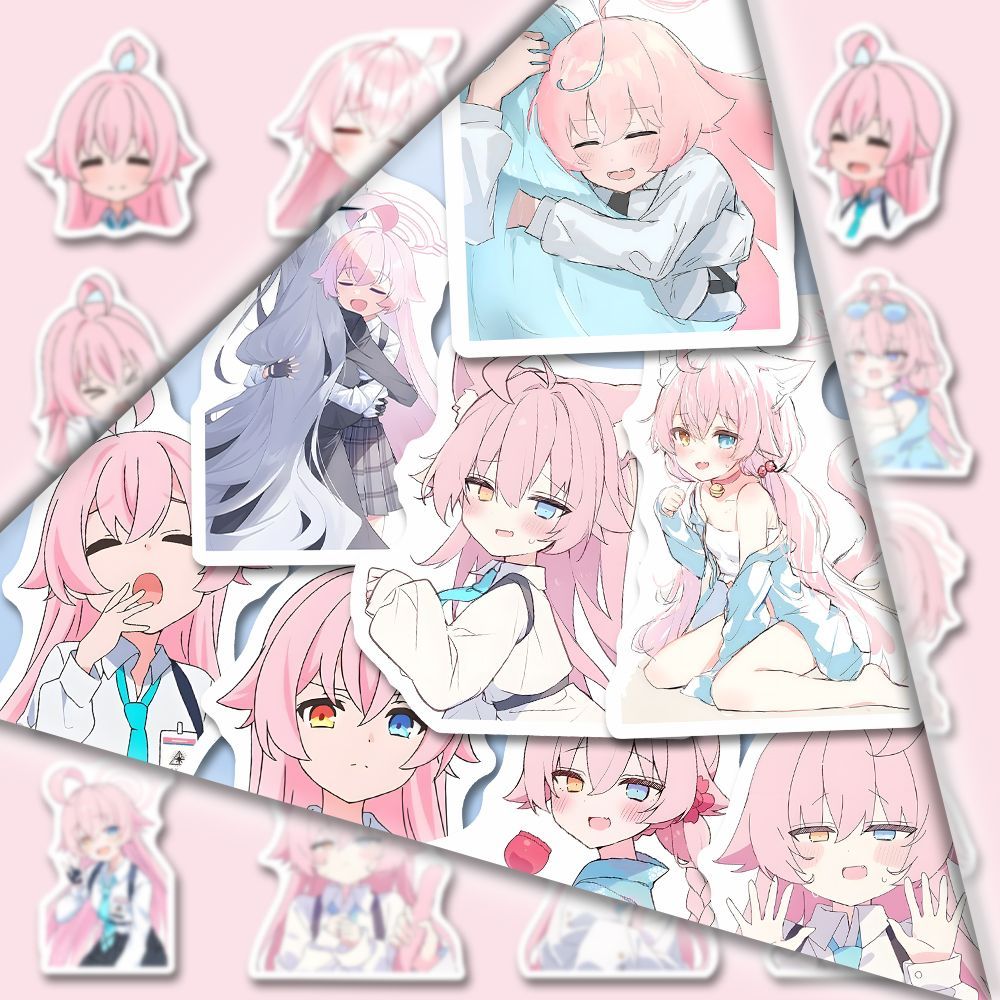 114张碧蓝档案小鸟游星野表情包贴纸可爱动漫贴画diy