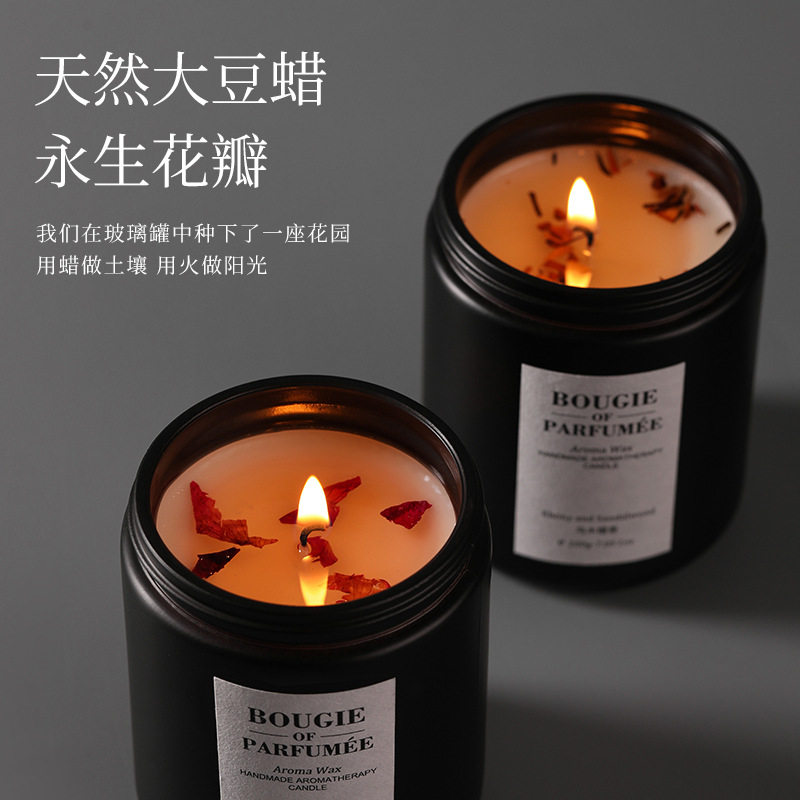 香薰蜡烛高级感大豆蜡室内持久香氛生日结婚伴手礼物扩香摆件批发