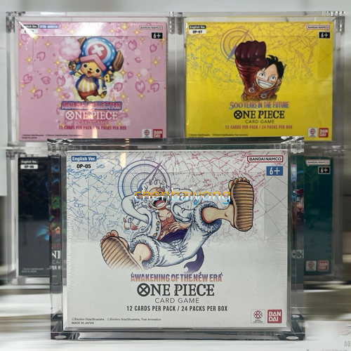 one piece OP-04 05 06 07 13 EB-01 透明亚克力磁吸保护盒展示盒