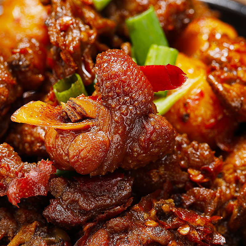 新品黄南武贵州息烽阳朗辣子鸡现炒4斤鸡肉干锅火锅礼盒贵州