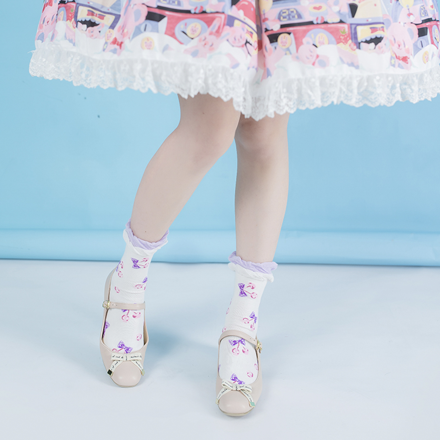 致命樱桃Lolita袜子女春夏短袜