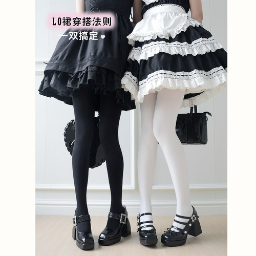 roji春秋夏季80D连裤袜lolitaJK