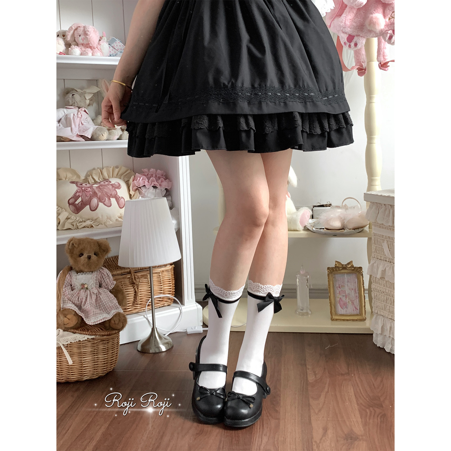 rojidoll原创lolita花边中筒袜