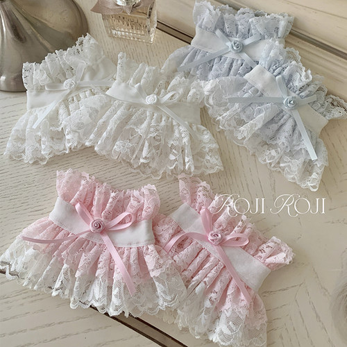 roji原创Lolita玫瑰蕾丝手袖女夏