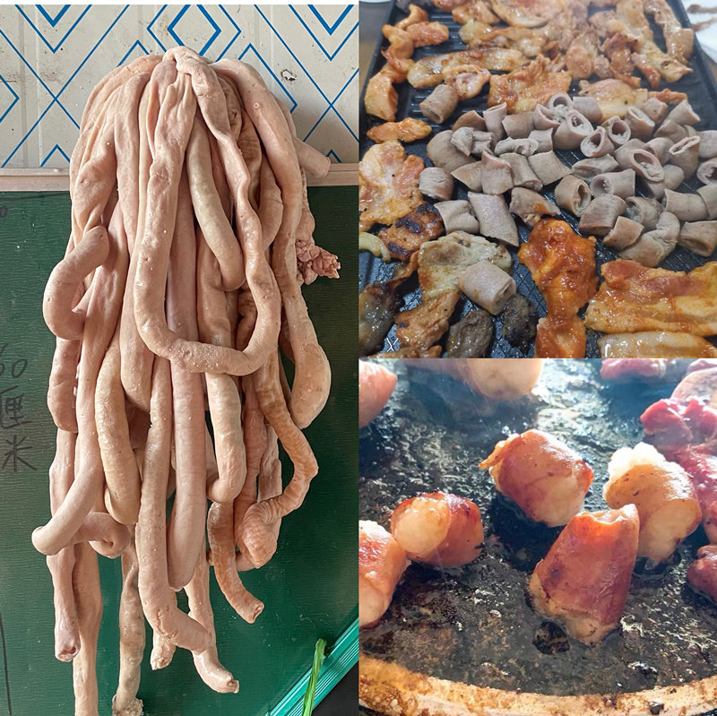 新鲜半熟牛小肠 牛肠圆肠 韩式烧烤圆小 广东牛杂肠肥肠 包邮