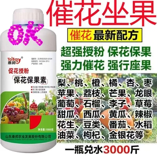 防落叶面肥催花授粉坐果灵保花保果果树柑橘番茄桃树芒果李子