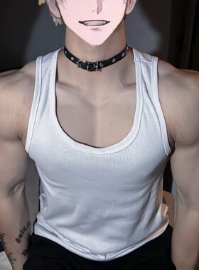 男生项圈体育生1S肌肉猛男0M颈环颈带健身运动臂环网红choker项圈