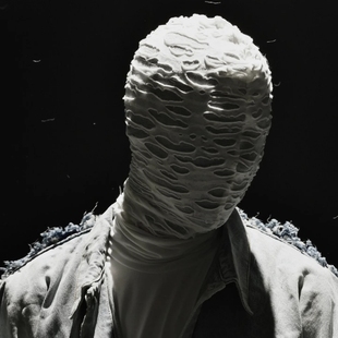 男生头套体育生1S网纱破洞头套肌肉男0M健身网红舞蹈直播表演面具